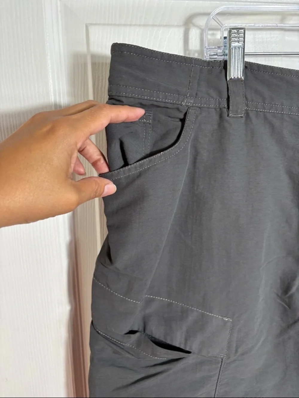 The North Face Paramount Trail Shorts Men’s XXL Gray Hiking Utility
